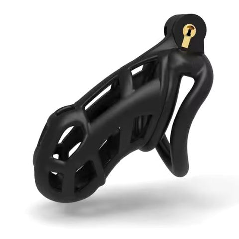 Nice 'n' Naughty Black Cobra Chastity Device