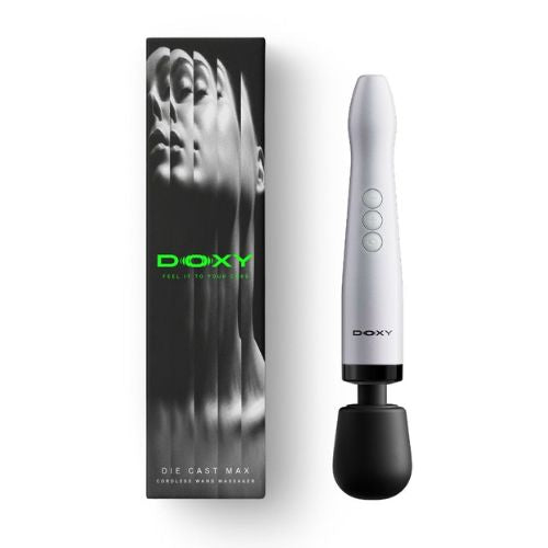 Doxy 2.0 Die Cast Max Cordless Wand from Nice 'n' Naughty