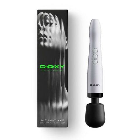 Doxy 2.0 Die Cast Max Cordless Wand from Nice 'n' Naughty