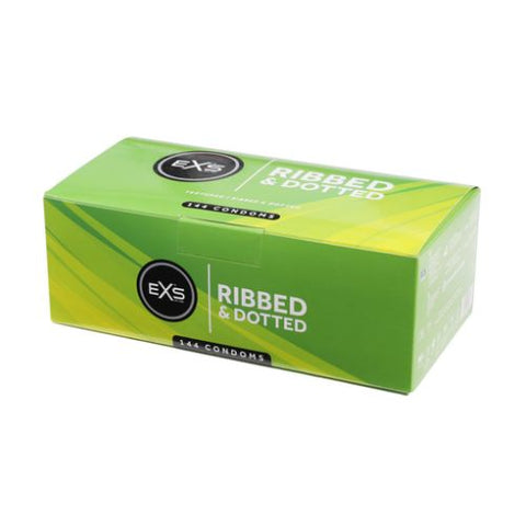 EXS Ribbed & Dotted Condoms 144 Pack from Nice 'n' Naughty