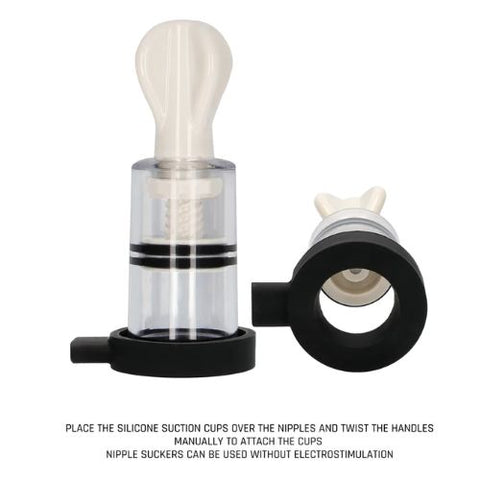 ElectroShock Bi-Polar Nipple Suckers from Nice 'n' Naughty