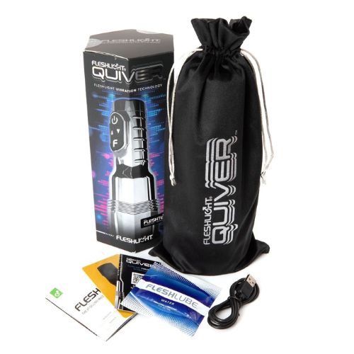 Fleshlight Quiver – Rechargeable Vibrating Stroker - Pink from Nice 'n' Naughty