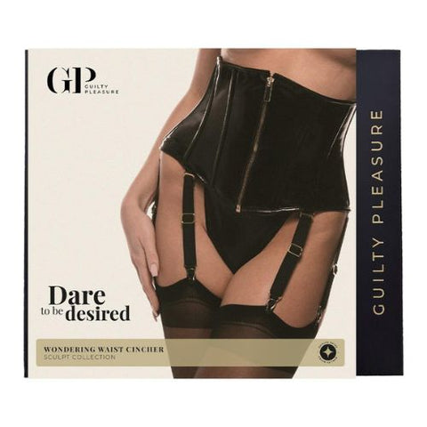 Guilty Pleasure Wondering Waist Cincher Black from Nice 'n' Naughty
