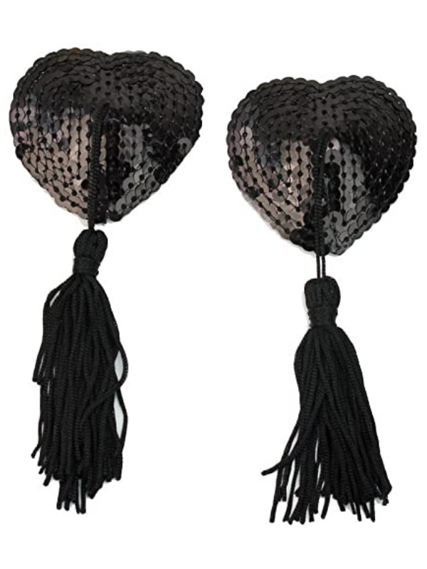 Heart Shaped Nipple Tassels from Nice 'n' Naughty