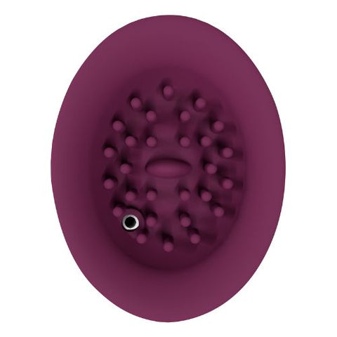 Innovation Twitch 3 Vibrator w Suction Burgundy from Nice 'n' Naughty