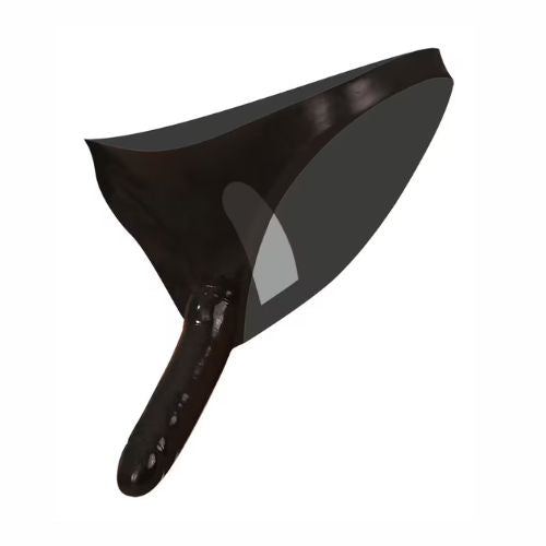 Late X Female Latex Brief w 2 Dildos Black from Nice 'n' Naughty