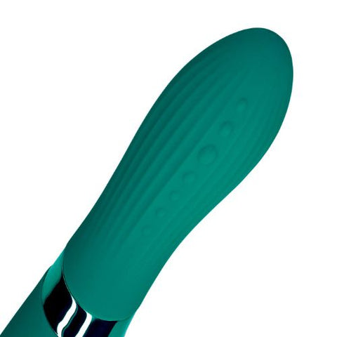 Loveline Double-Sided Vibrating Wand Green Gable from Nice 'n' Naughty