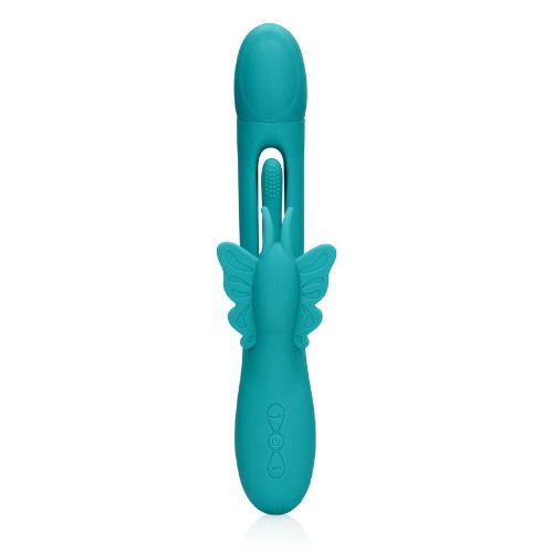 Loveline Flapping G-Spot Butterfly Vibrator - Peacock Blue from Nice 'n' Naughty