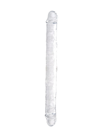 Loving Joy 18 Inch Crystal Double Dildo Clear from Nice 'N' Naughty