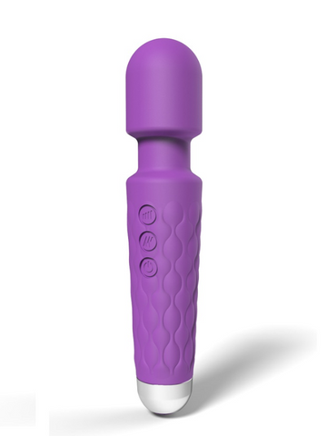 Loving Joy 20 Function Wand Vibrator Purple from Nice 'n' Naughty