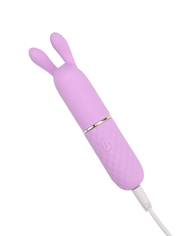 Nauti Petites 10 Speed Rabbit Ears Bullet Vibrator Purple from Nice 'n' Naughty