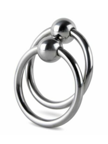 Nice 'n' Naughty Double Glans Ring Stainless Steel from Nice 'n' Naughty