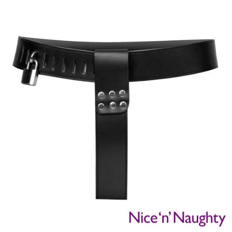 Nice 'n' Naughty NoirLock Female Chastity Belt from Nice 'n' Naughty