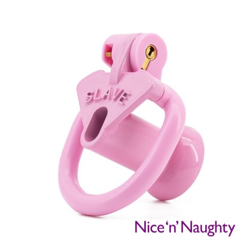 Nice 'n' Naughty the Slave Negative Chastity Device Pink from Nice 'n' Naughty