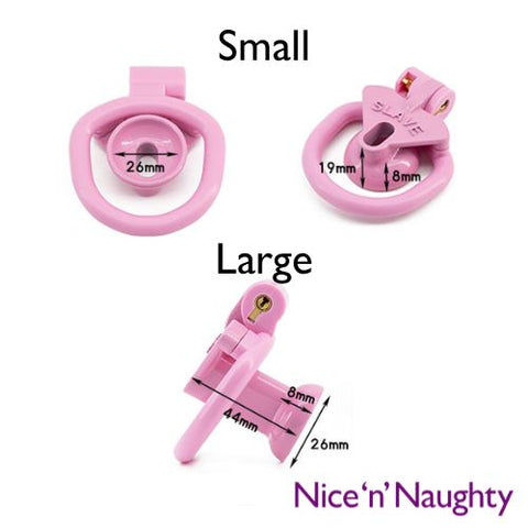 Nice 'n' Naughty the Slave Negative Chastity Device Pink from Nice 'n' Naughty