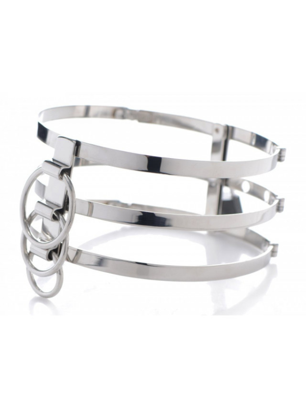 Nice 'n' Naughty The Trinity Locking Collar Stainless Steel from Nice 'n' Naughty