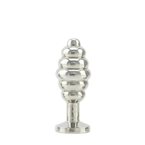 Nice 'n' Naughty Grooved Crystal Butt Plug from Nice 'n' Naughty