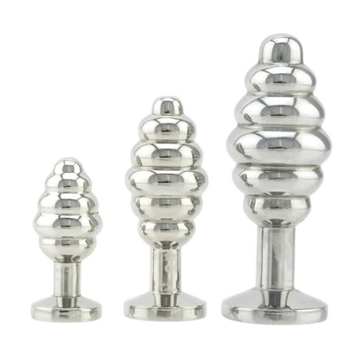 Nice 'n' Naughty Grooved Crystal Butt Plug from Nice 'n' Naughty