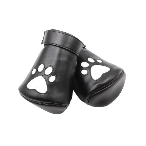 Ouch! Puppy Mittens Neoprene Mittens Boxing Gloves Black from Nice 'n' Naughty