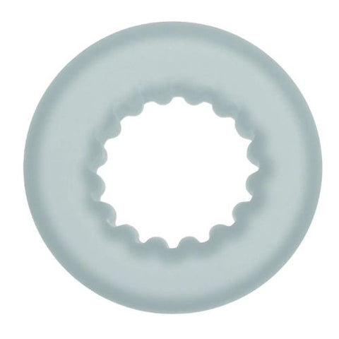 Oxballs Axis Rib Griphold Cockring Clear Ice from Nice 'n' Naughty