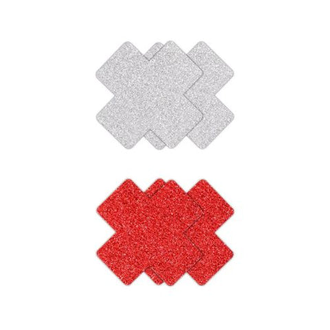 Pretty Pasties Glitter Pasties Crosses from Nice 'n' Naughty