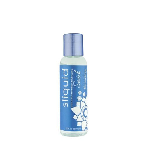 Sliquid Naturals Swirl Flavoured Lubricants-Blue Raspberry 59ml from Nice 'n' Naughty