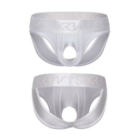 Sukrew Liberty U-Style V Brief White Shimmer from Nice 'n' Naughty