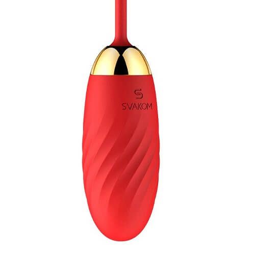 Svakom Ella Neo Interactive App Controlled Vibrating Egg Red from Nice 'n' Naughty