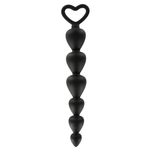 Toyjoy Anal Play Bottom Beads Black Silicone from Nice 'n' Naughty