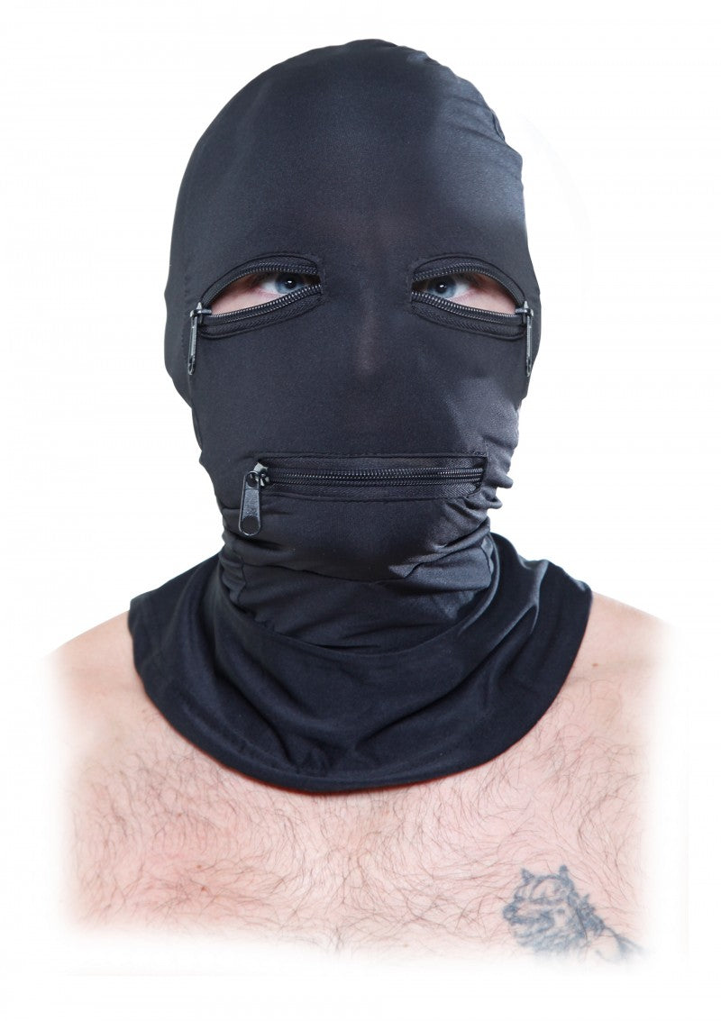 Fetish Fantasy Zipper Face Hood