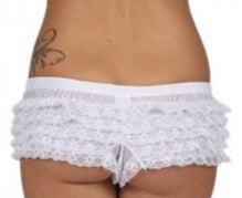 Classified Ruffle Lace Hotpants