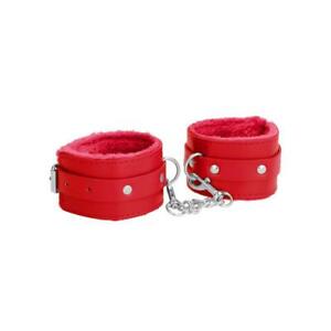 Ouch! Plush Leather Ankle Cuffs