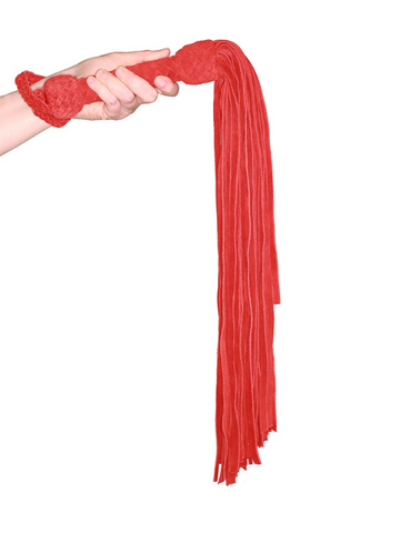 RED Leather - Suede Flogger