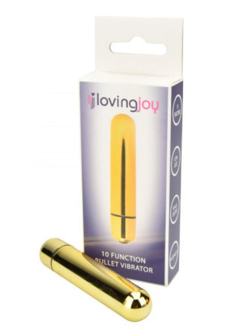 Loving Joy 10 Function Gold Bullet Vibrator